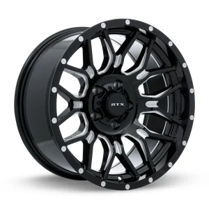 RTX Wheels – Claw – Black – 18″x9″ 18mm – Summer Wheels – 083454